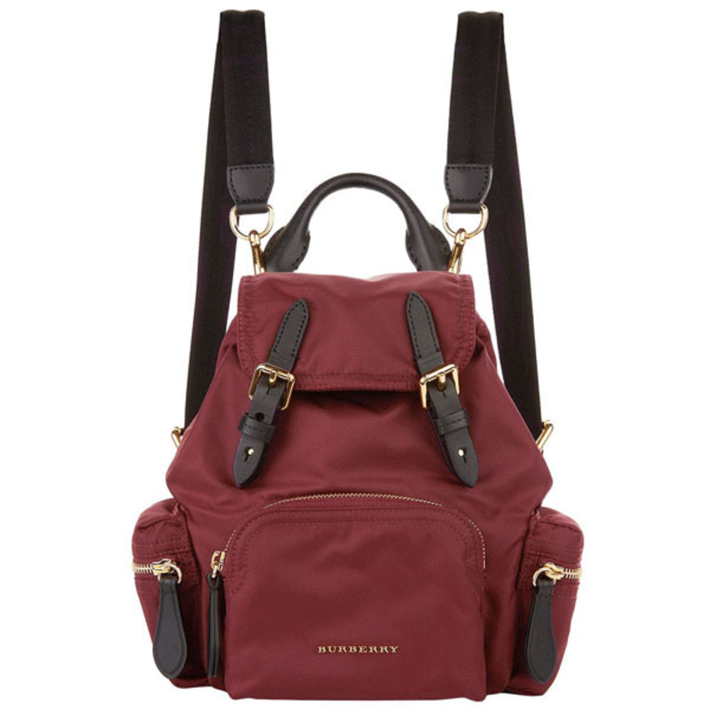 Burberry Rucksack Outlet Red Nylon - Picture 2 of 4